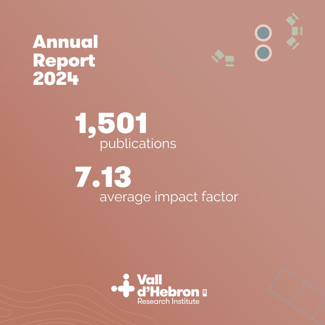 VHIR_'s tweet image. 📃 In 2024, #VHIR researchers continued to drive scientific progress through high-impact publications, contributing to advances in biomedical sciences and patient care.
Explore our publication highlights in the Annual Report: annualreport2024.vhir.org/publications-2…