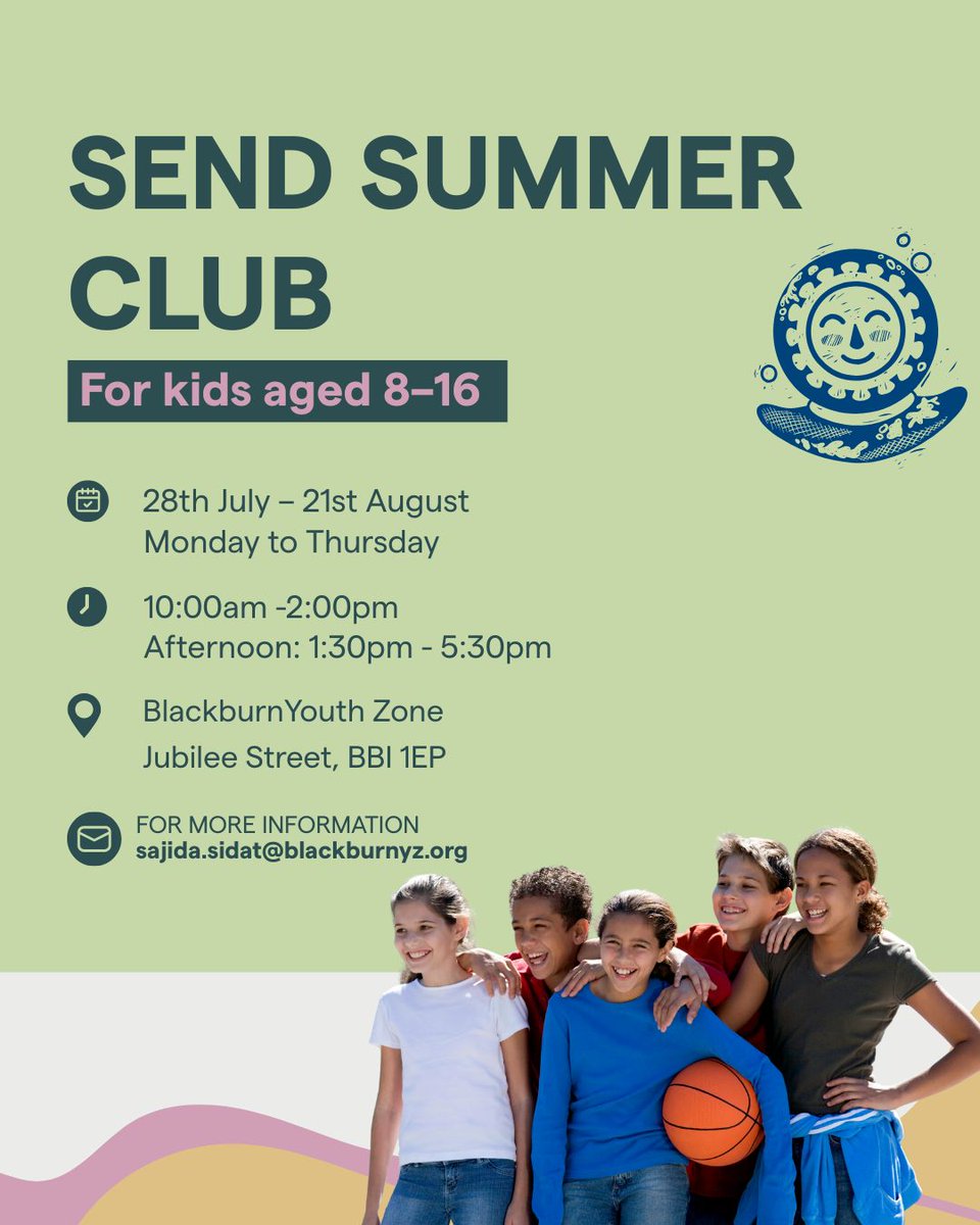 Your guide to Blackburn Youth Zone this summer 😎

To find everything else happening in Blackburn this summer, take a look at our website discoverblackburn.co.uk