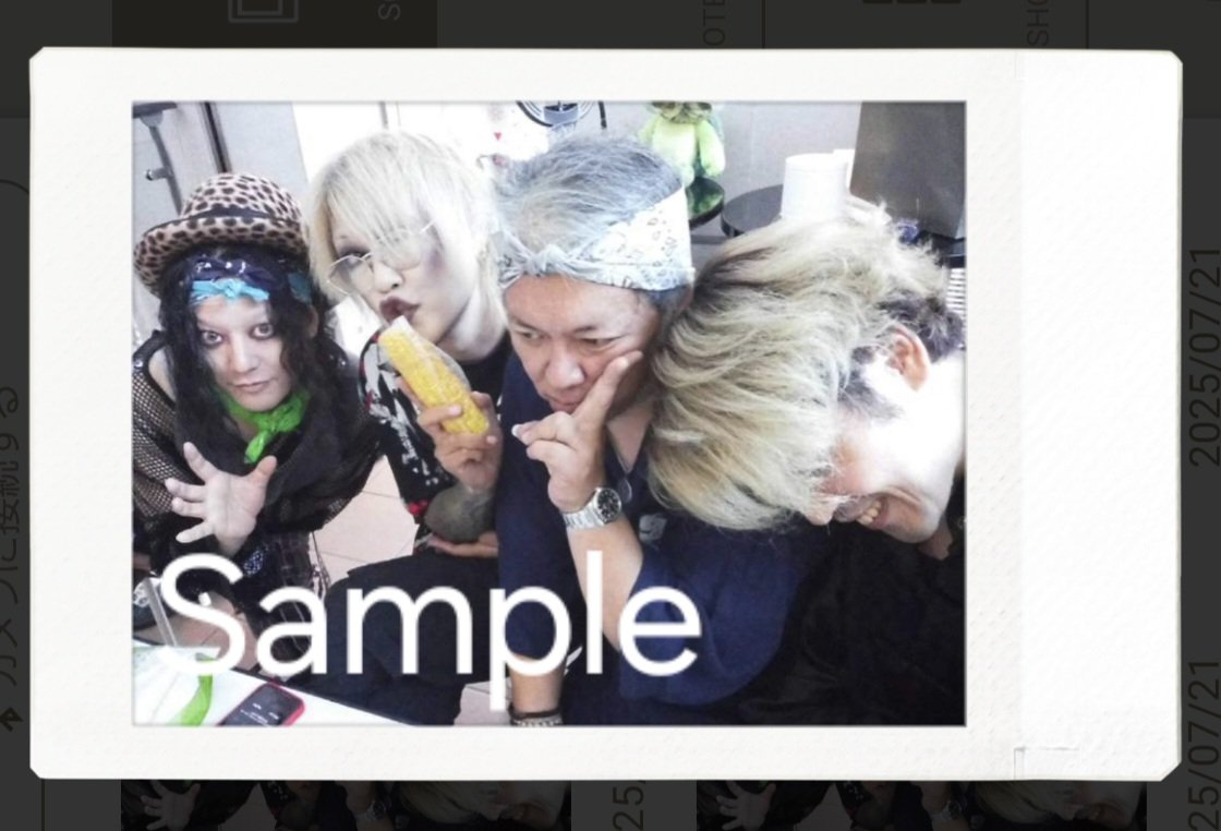 official_dieS's tweet image. 【7/24(木)20:00~7/30(水)23:59まで販売いたします。】
7/21 CLUB CITTA アティック
-大工事納涼DJ祭り-
■音声付き生写真
■通販限定動画付き生写真
shopdies.thebase.in