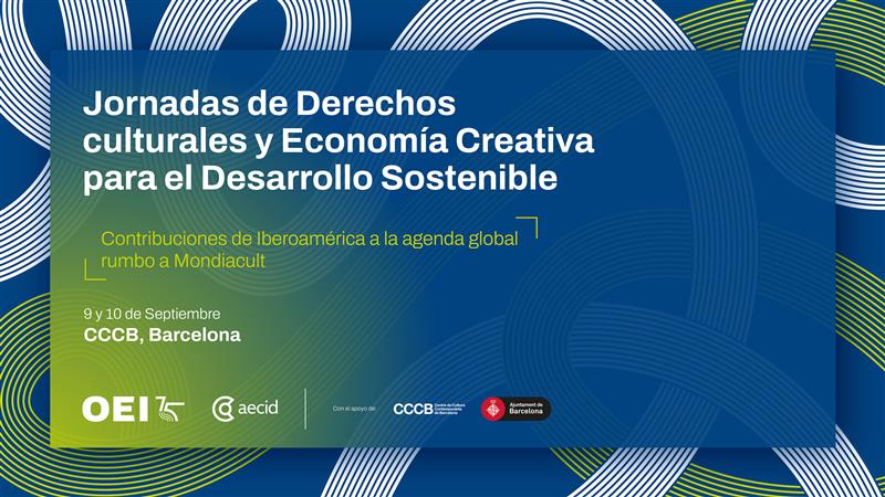 EspacioOEI's tweet image. 📣 Los próximos 9 y 10 de septiembre, la OEI y la @AECID_es celebrarán en Barcelona la jornada “Derechos culturales y economía creativa para el desarrollo sostenible”, un encuentro que reunirá a autoridades de más de 15 países iberoamericanos. 

La actividad se enmarca en el…