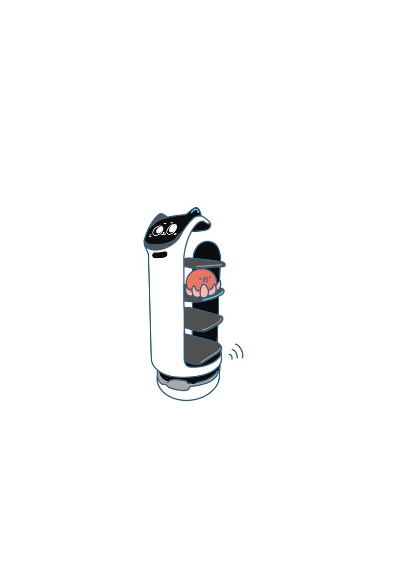 machiwo_wo's tweet image. タコ｢なんかみんな親切〜！乗せてくれた〜！｣（この後提供されます）

#イラスト好きさんと繋がりたい
#絵描きさんと繋がりたい #ゆるい絵
#ゆるいイラスト