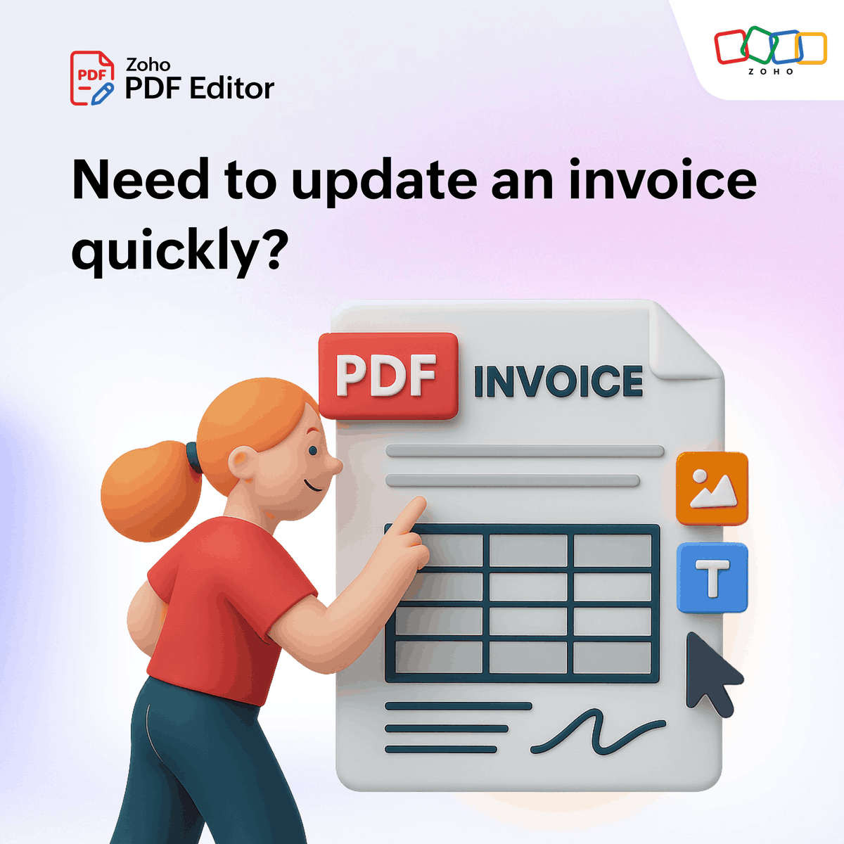 Zoho PDF editor (@zohopdfeditor) on Twitter photo Want to make changes to your invoice? Open your PDF invoice in #zohopdfeditor and directly edit text, numbers, or logos before sending it out. Done and dusted!๐ Try it today ๐ zurl.co/lWd81
#freeonlinepdfeditingtool #zoho
<a href="/ZohoWorkDrive/">Zoho WorkDrive</a> <a href="/ZohoWriter/">Zoho Writer</a> Want to make changes to your invoice? Open your PDF invoice in #zohopdfeditor and directly edit text, numbers, or logos before sending it out. Done and dusted!๐ Try it today ๐ zurl.co/lWd81
#freeonlinepdfeditingtool #zoho
<a href="/ZohoWorkDrive/">Zoho WorkDrive</a> <a href="/ZohoWriter/">Zoho Writer</a>