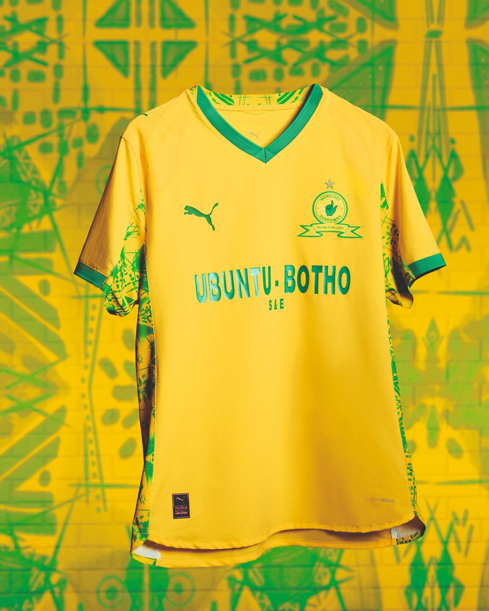 PUMASouthAfrica's tweet image. The Art of Play comes alive with the NEW @Masandawana 2025/26 Home &amp;amp; Away Kit.
Dropping 7 August.
#Sundowns #SundownsLadies #PUMAxSundowns #TheArtOfPlay