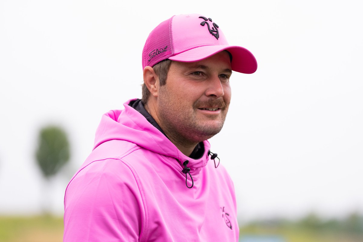 thegolfeditor's tweet image. Matthew Wolff said he grew a mustache because his @RangeGoatsGC teammate Peter Uihlein grew one.
"Peter did it and I was like, I don’t want to leave you alone. But now everyone’s making fun of his 'stache because it doesn’t look as good as mine. I feel bad."