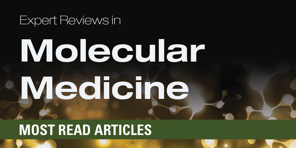 Check out the most-read articles from Expert Reviews in Molecular Medicine here: 
📚 cup.org/4eXCWwS