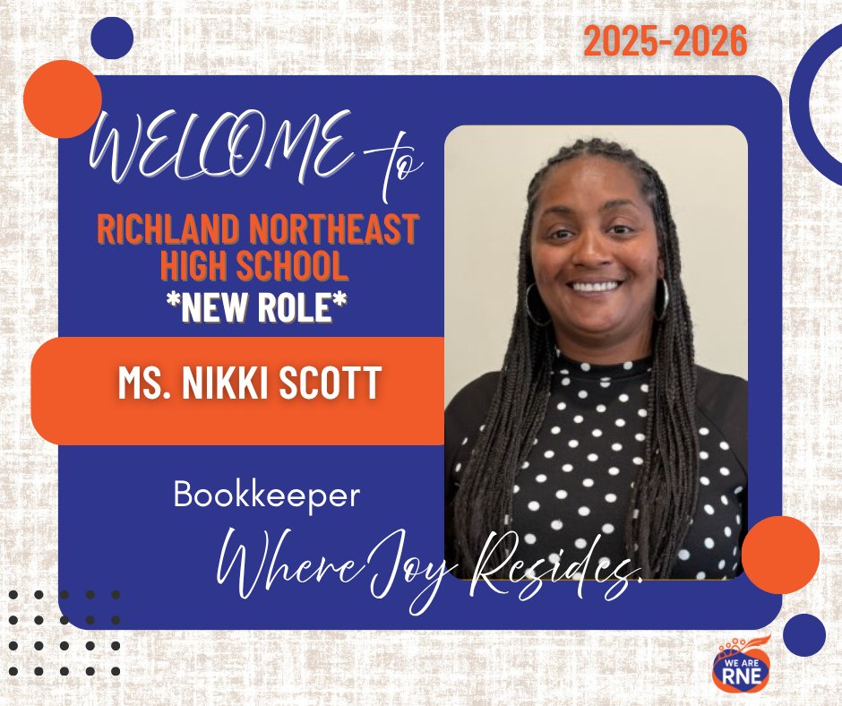 RNECavaliers's tweet image. Welcome Back to @rnecavaliers, Mrs. Scott. #WhereJoyResides Enjoy your new position!!! @drmarlonthomas @Sabrina_suber @richlandtwo