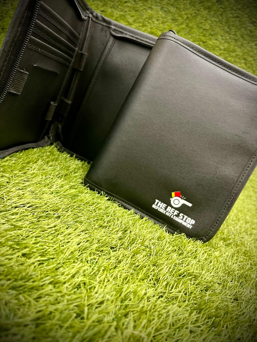 Ref stop equipment wallet!⚽

Stay match-ready. 👊 

Our Ref Stop Equipment Wallet keeps your cards, pencil &amp; score sheet organized in style. 💪⬇️

therefstop.co.uk/product/the-re…

#GearUpForSuccess