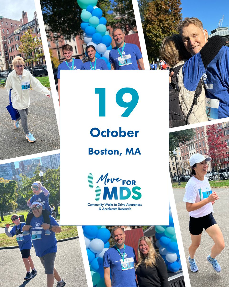 MDSFoundation's tweet image. Join us on October 19 at Boston Common for the Move for MDS walk! Come together for a day of support, and fun, including yard games, face painting, and more.
This event is more than just a walk, it鈥檚 a movement of hope and progress.
Register today: bit.ly/3ZAqnBj