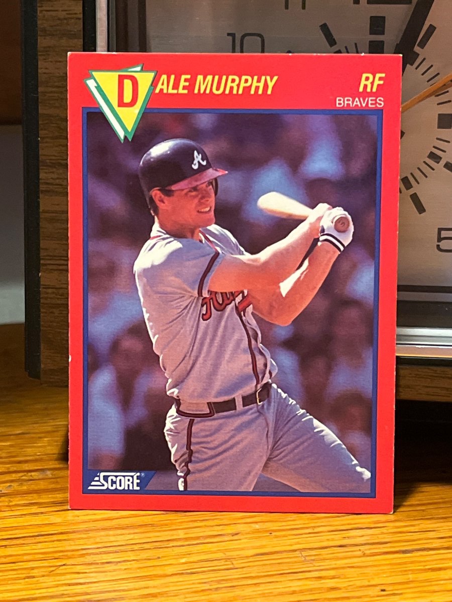 RetroCardSnaps's tweet image. Day 24 of #MidSummerMurph
1989 Score Superstar
Very Saved by the Bell-ish design.