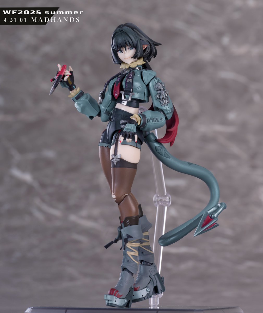 可動ゼンゼロ”5体目は《ジェーン・ドゥ》🍎 目元とマーク各種デカール