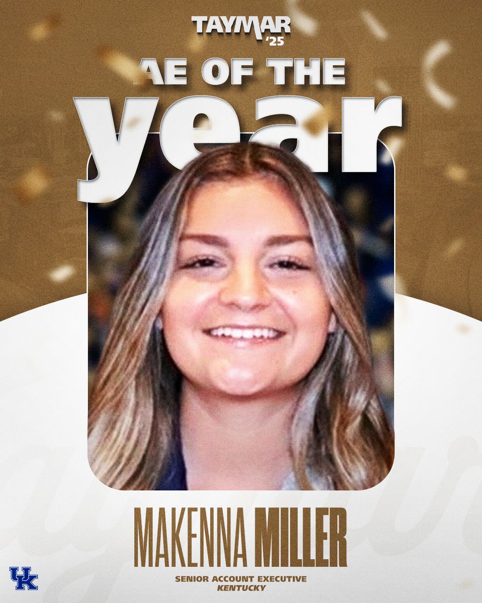 Taymarsalesu's tweet image. We had a great time at the Taymar Leadership Huddle 2025 in Nashville, TN. Please help us celebrate our award winners! Congratulations to @makennamiller33 at @UKAthletics!