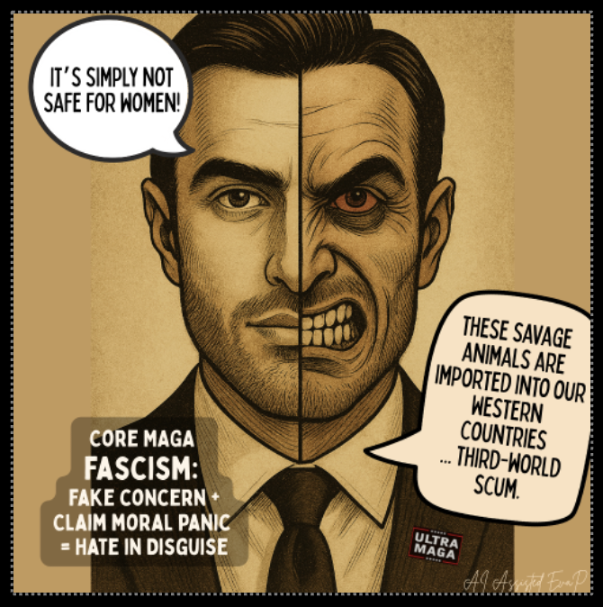Eva P (@eva_eva_p) on Twitter photo <a href="/JoeyMannarinoUS/">Joey Mannarino 🇺🇸</a> <a href="/JoeyMannarinoUS/">Joey Mannarino 🇺🇸</a> pretends to care about women's safety - while dehumanizing millions, stereotyping entire cultures, and spreading racist lies.
That's not defending women.
It's hate wearing a fake concern mask.😵💫 <a href="/JoeyMannarinoUS/">Joey Mannarino 🇺🇸</a> <a href="/JoeyMannarinoUS/">Joey Mannarino 🇺🇸</a> pretends to care about women's safety - while dehumanizing millions, stereotyping entire cultures, and spreading racist lies.
That's not defending women.
It's hate wearing a fake concern mask.😵💫