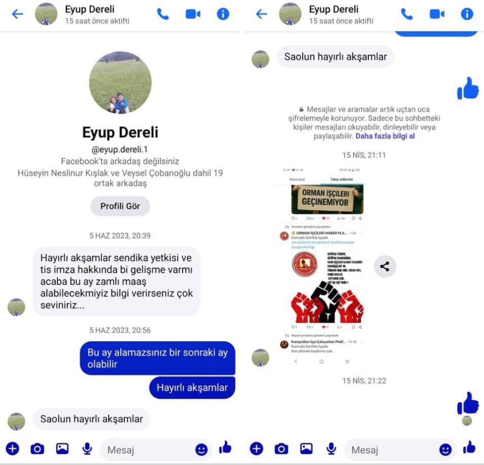 🔴 Ne söylesek anlamsız!

Eskişehir'deki yangına müdahale ederken hayatını kaybeden orman işçisi Eyüp Dereli'nin mesajı canları bir kez daha yaktı!

"Maaşımızı bu ay zamlı alabilecek miyiz?"
