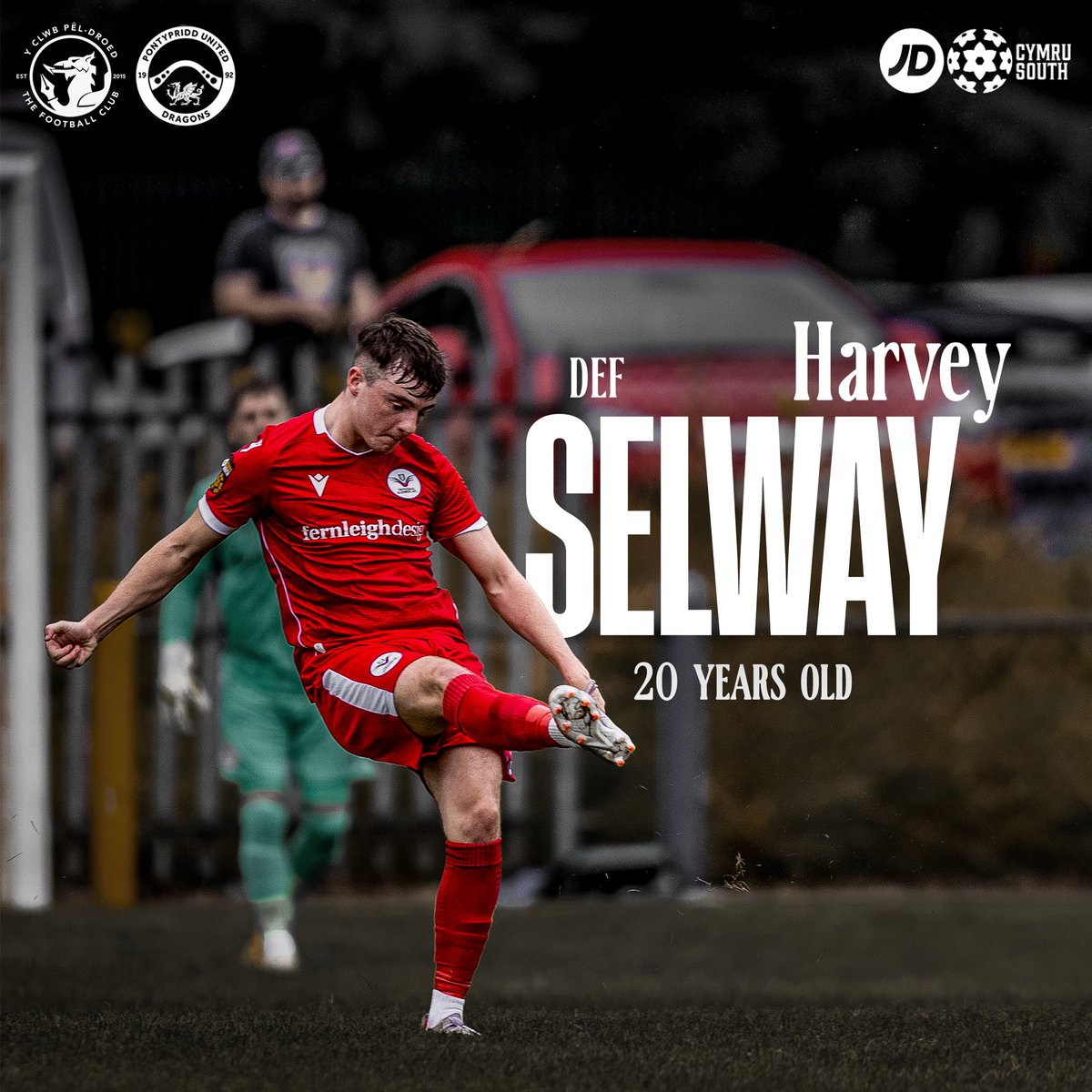 YClwbPelDroed's tweet image. Welsh football is full of talented young players ⚡️
Take a look at our Ones To Watch in the #JDCymruSouth this season 👀
Ben Haines (@CPDLidoAfan)
Harvey Selway (@PontyUnitedM)
Lewys Ware (@trefelinbgc)
Noah Osborne (@CarmarthenAFC)