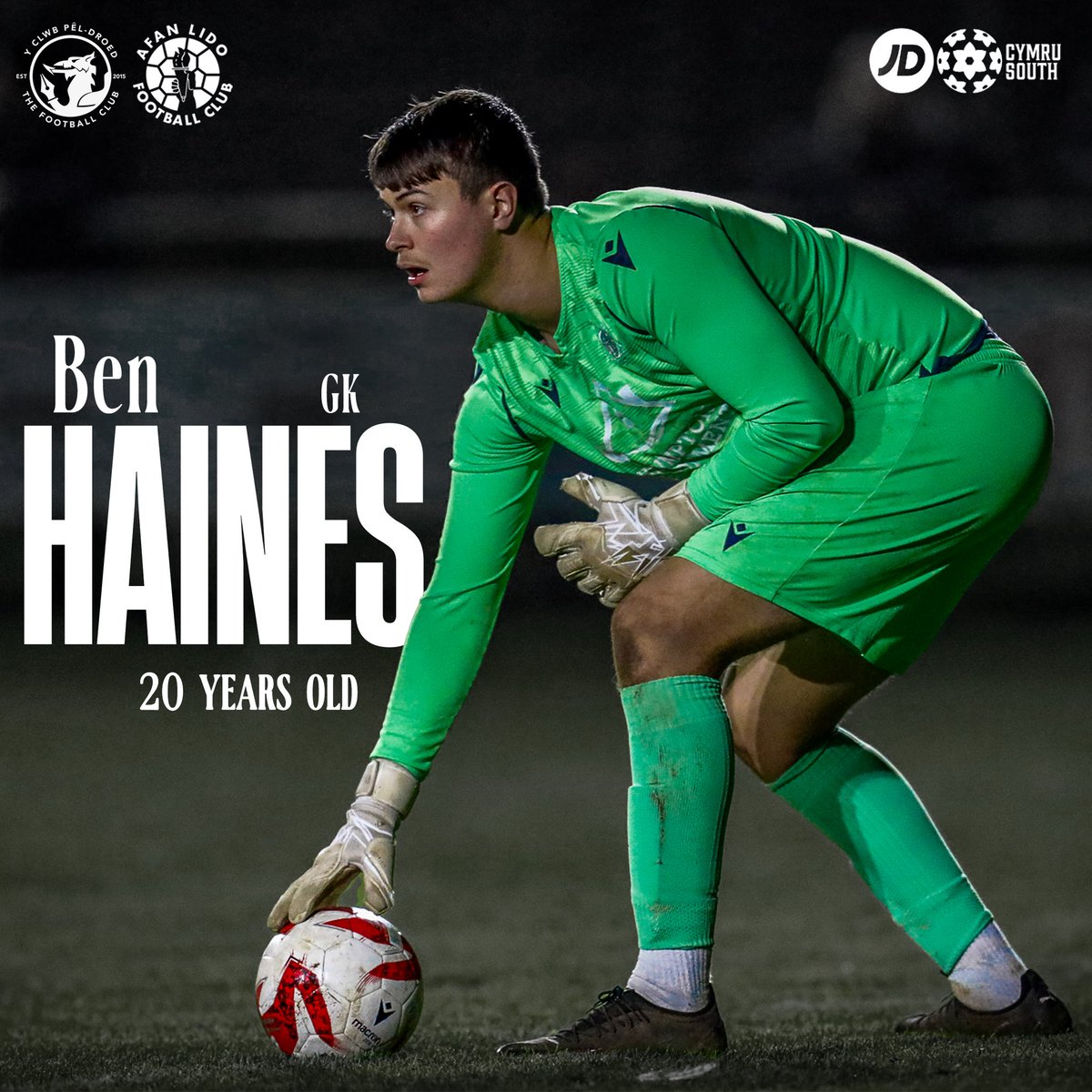 YClwbPelDroed's tweet image. Welsh football is full of talented young players ⚡️
Take a look at our Ones To Watch in the #JDCymruSouth this season 👀
Ben Haines (@CPDLidoAfan)
Harvey Selway (@PontyUnitedM)
Lewys Ware (@trefelinbgc)
Noah Osborne (@CarmarthenAFC)