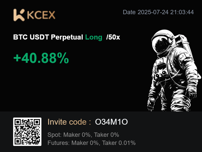 CRYPT0FASH's tweet photo. Join me on KCEX @KCEX_Official to enjoy the lowest fees in the market, free withdrawals, and up to 1000 USDT in futures bonuses! Use my invitation code O34M1O and click here to sign up now: https://t.co/twRt4bavZK https://t.co/SNZBNg6jIB