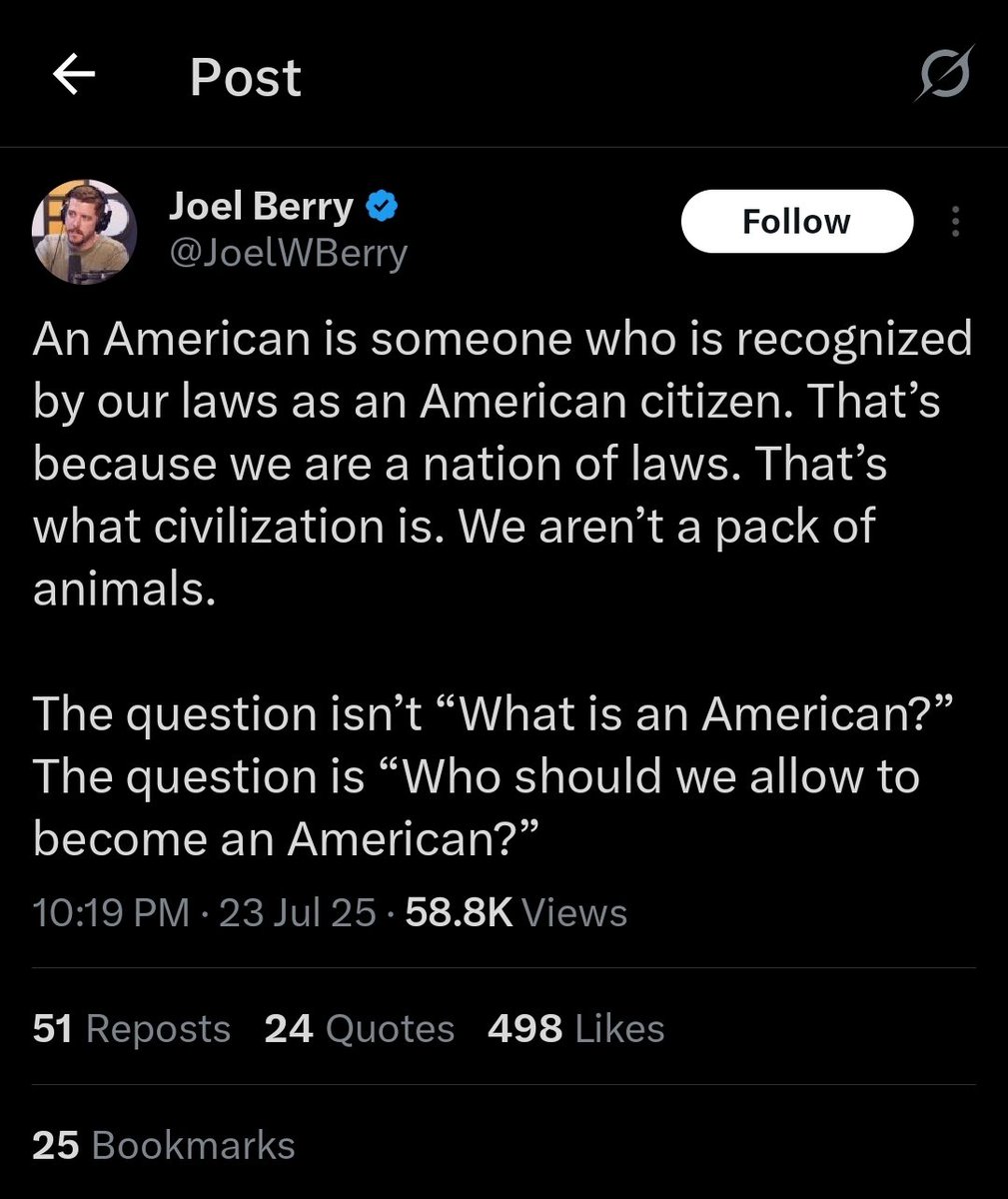 sludgeslave's tweet image. If that's the case, then the US isn't a nation at all. A nation is an extension of an ethnic group, like Israel or China. The US would be instead a corporate state. Becoming "American" is like becoming a Costco member.