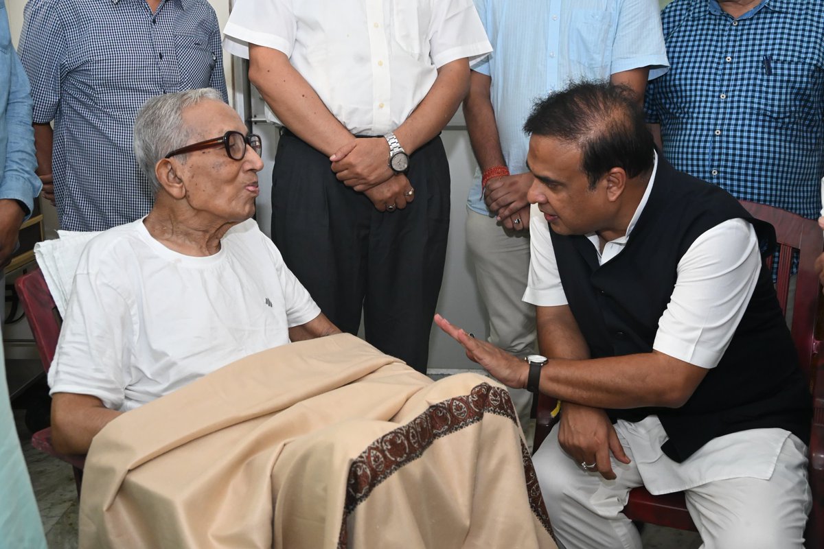 Chief Minister Assam (@cmofficeassam) on Twitter photo HCM Dr. <a href="/himantabiswa/">Himanta Biswa Sarma</a> visited AMCH today and took stock of the health of eminent litterateur and former President of Asam Sahitya Sabha, Dr. Nagen Saikia. HCM enquired about his condition and asked the attending doctors to ensure all necessary medical care. He wished Dr. Saikia a HCM Dr. <a href="/himantabiswa/">Himanta Biswa Sarma</a> visited AMCH today and took stock of the health of eminent litterateur and former President of Asam Sahitya Sabha, Dr. Nagen Saikia. HCM enquired about his condition and asked the attending doctors to ensure all necessary medical care. He wished Dr. Saikia a