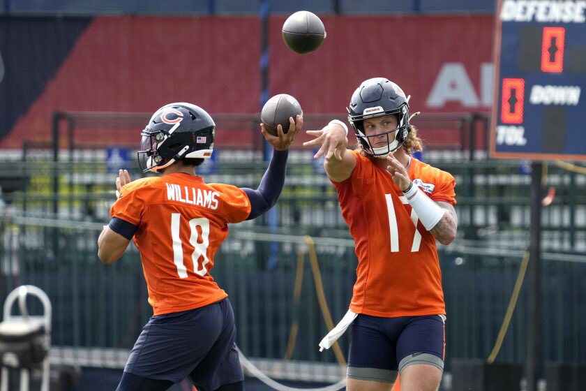 1920bears's tweet image. Caleb Williams seems to be entering his second NFL season with the mindset that he needs to become the next Tom Brady and chase a 4,000 yard season with franchise defining performances.
Part of that mentality may stem from the generational talent label the media attached to him…