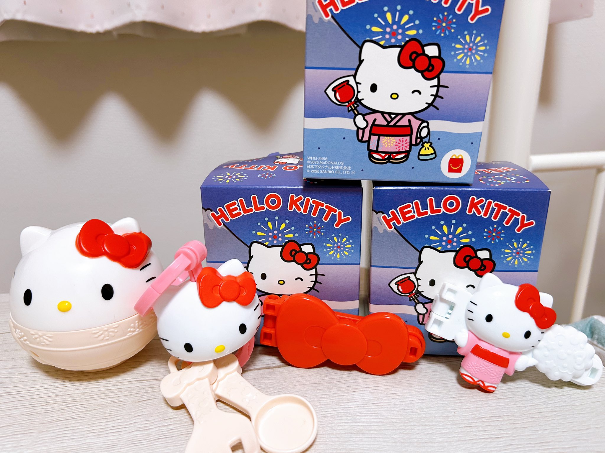 ♡佐川急便キティ ♡DOUTOR店員キティ ♡マック店員キティ♡ ハローキティ ストラップ キーホルダー 佐川急便 6点セット ♡佐川急便