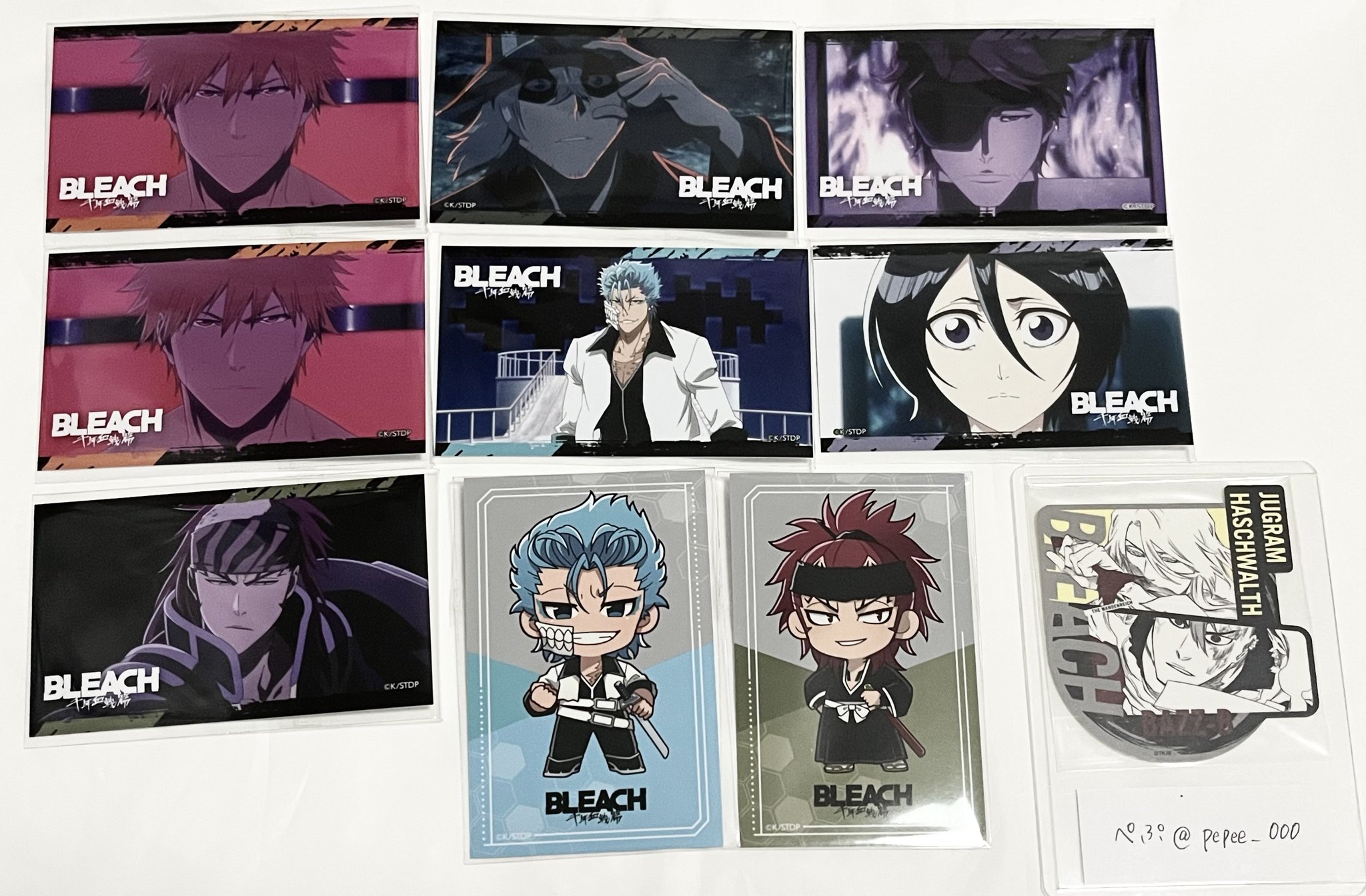 BLEACH プリンセスカフェ　トレーディング缶バッジ　ハッシュヴァルト　5個 BLEACH プリンセスカフェ トレーディング缶バッジ ハッシュ