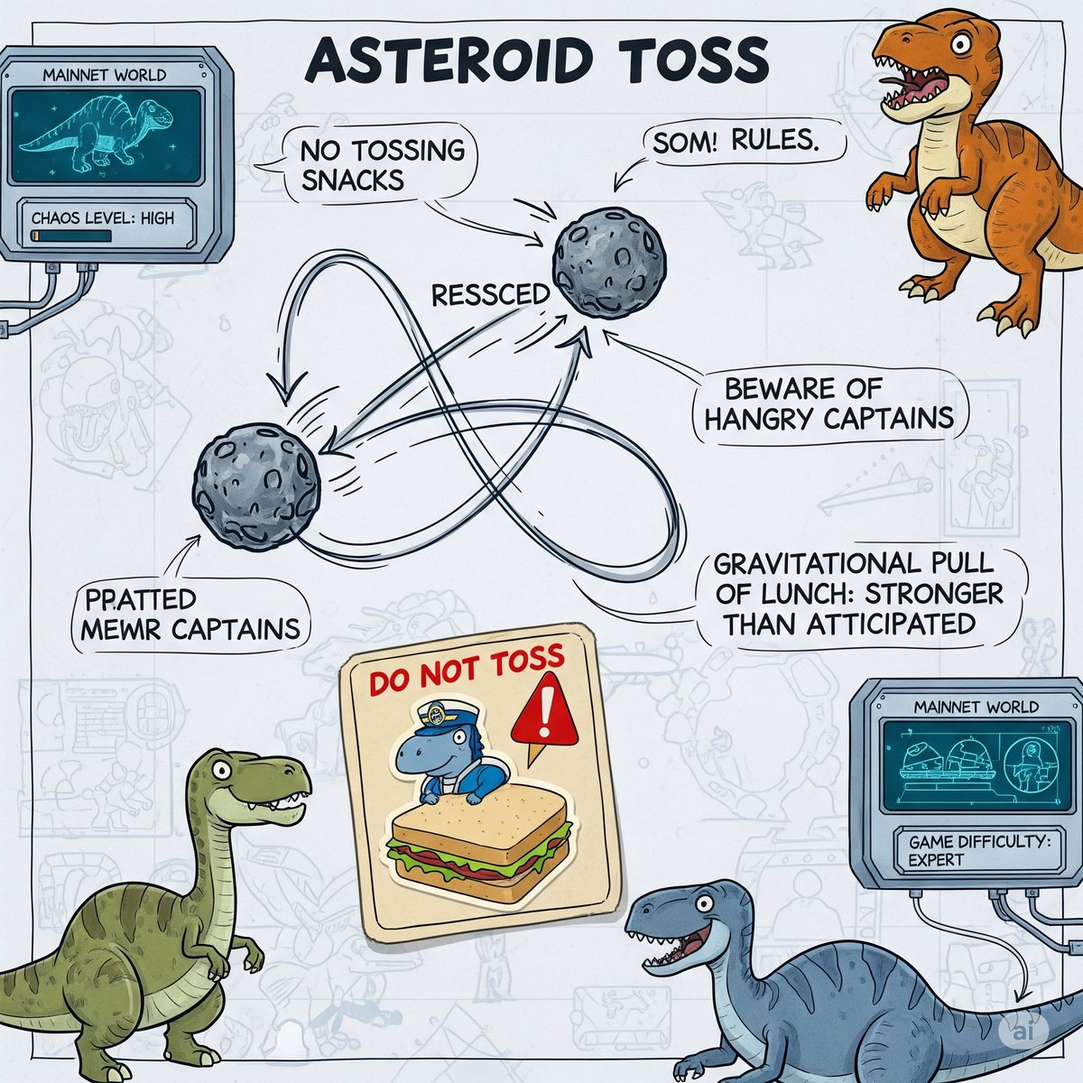 Games Quality Zone (@gq_zone) on Twitter photo Dynos invented "Asteroid Toss"! Rules are simple: no tossing snacks, beware of hangry captains, and remember, sandwich gravity is stronger than it seems. Chaos Level: High! ๐๐ฆ #DynoGames #SpaceRules #CraftWorld <a href="/AngryDynomites/">Angry Dynomites Lab ๐ฆ</a> Dynos invented "Asteroid Toss"! Rules are simple: no tossing snacks, beware of hangry captains, and remember, sandwich gravity is stronger than it seems. Chaos Level: High! ๐๐ฆ #DynoGames #SpaceRules #CraftWorld <a href="/AngryDynomites/">Angry Dynomites Lab ๐ฆ</a>