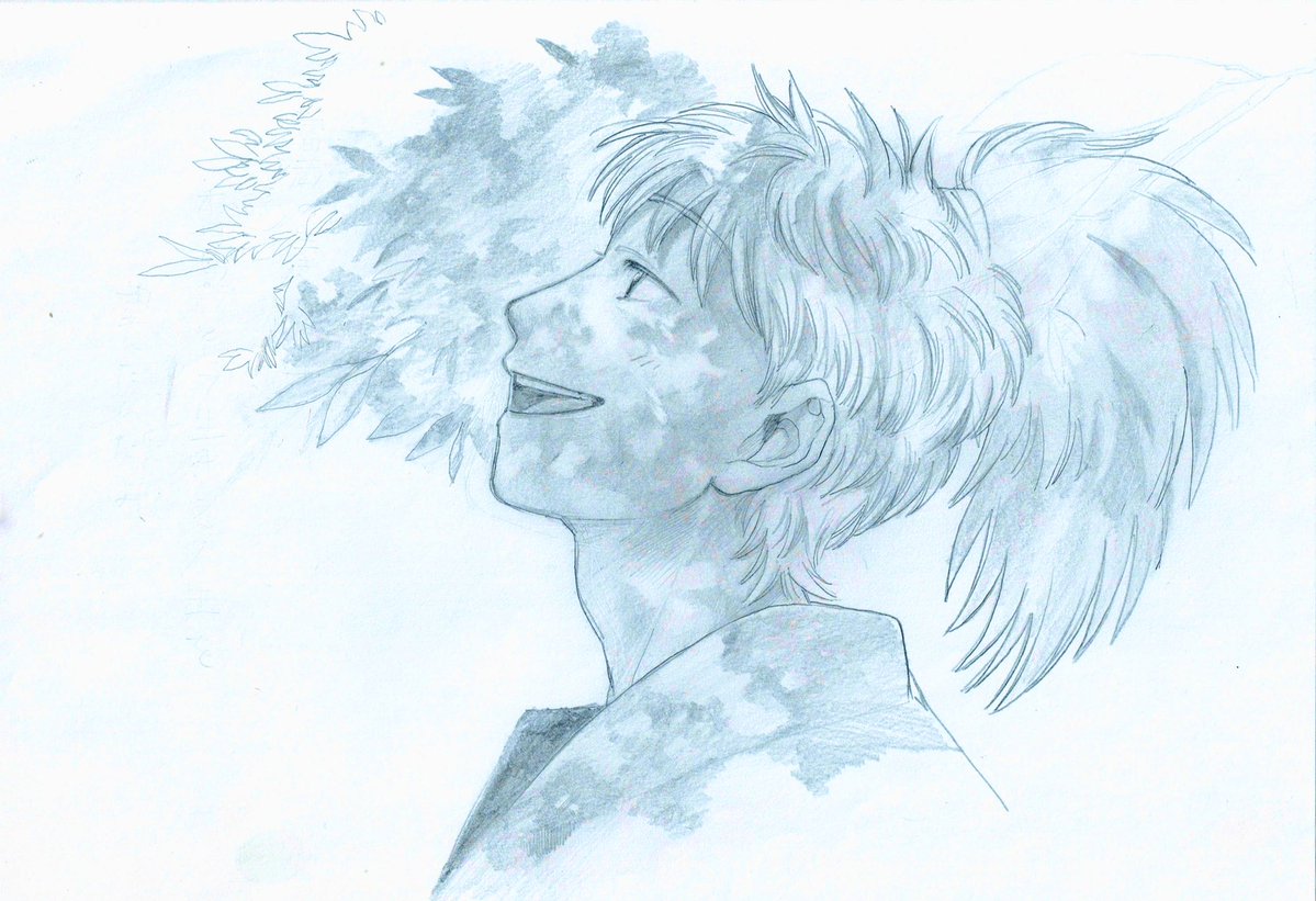 iviarigatou's tweet image. お前の横顔をみてる