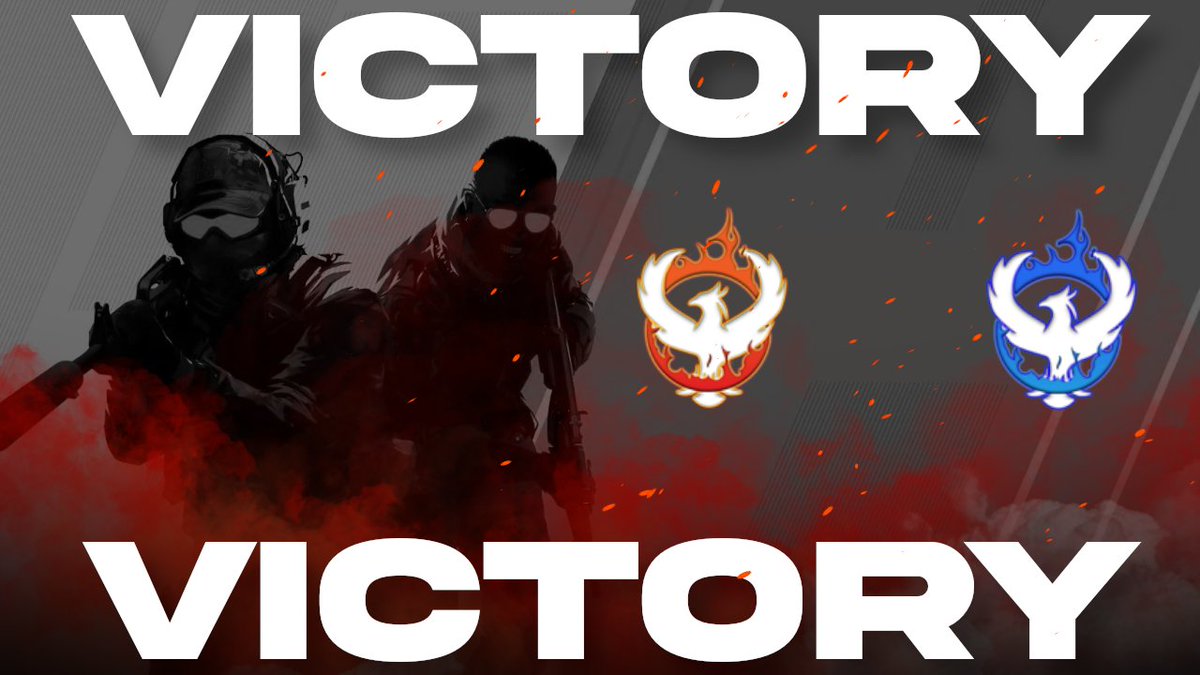 --- VICTORY --- 
Congratulations to both of our #CS2 teams on their victories last night; these results now see our Inferno Blue team take 1st place on the ladder. 

GGs to all involved and stay tuned for more announcements. 

#IntoTheFlames 🔥