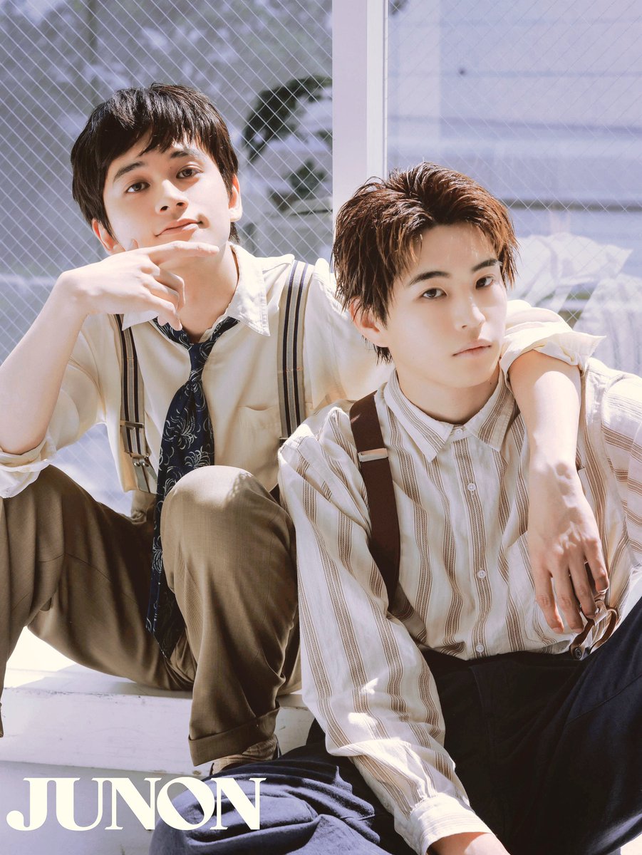 j_chive's tweet image. Kitamura Takumi × Nakazawa Motoki for JUNON

키타무라 타쿠미 #北村匠海 나카자와 모토키 #中沢元紀