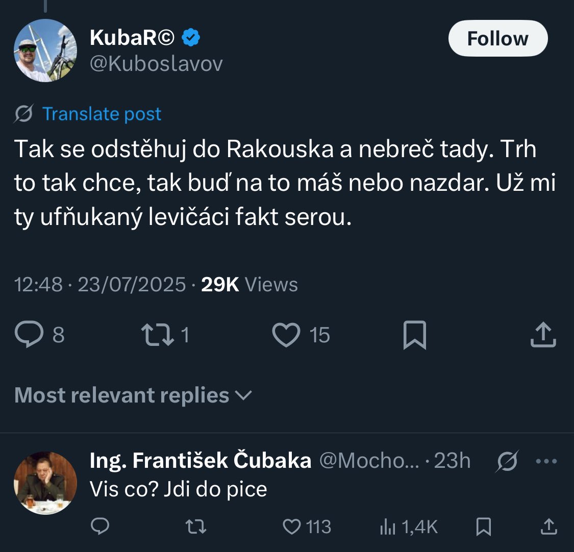 Ale toto ma napríklad pobavilo. Som na strane inžiniera, podľa mňa to vyargumentoval.