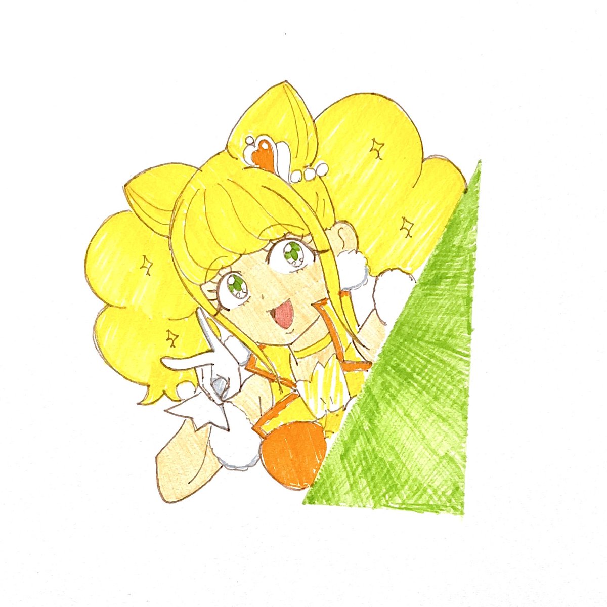 tTFeV7Kb3b81768's tweet image. キュアスパークルちゃん