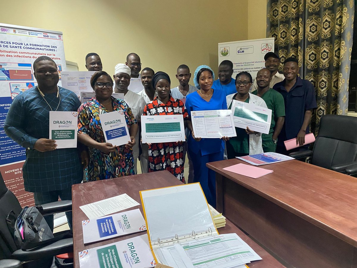GLOBALSURG Bénin Hub (@gsbeninhub) on Twitter photo Highly committed CEI team for the launch of the SPECIES study at the Save-Ouèssè District Hospital. Awareness session on the SSI Prevention Toolkit. # <a href="/NIHR_GSU/">NIHR Global Surgery</a>
<a href="/aneelbhangu/">Aneel Bhangu</a> <a href="/lawaniismail/">lawani ismail</a> <a href="/CovalicBokossa/">covalic bokossa</a> Highly committed CEI team for the launch of the SPECIES study at the Save-Ouèssè District Hospital. Awareness session on the SSI Prevention Toolkit. # <a href="/NIHR_GSU/">NIHR Global Surgery</a>
<a href="/aneelbhangu/">Aneel Bhangu</a> <a href="/lawaniismail/">lawani ismail</a> <a href="/CovalicBokossa/">covalic bokossa</a>