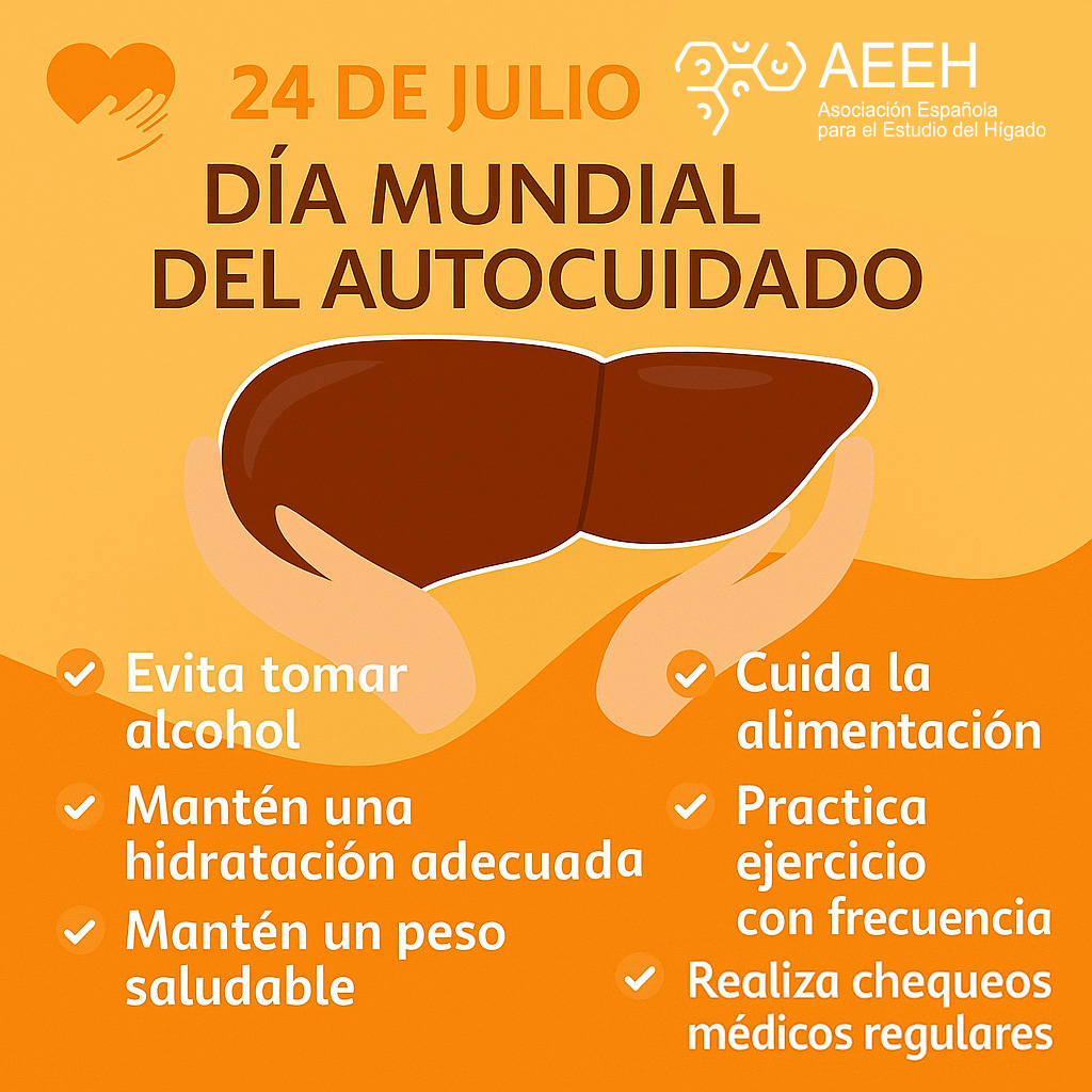 AEEHLiver's tweet image. 🌏Hoy 24 de julio, la #AEEH se suma al Día Mundial del Autocuidado, con un mensaje muy claro: cuidemos nuestro #hígado.
🔝Con estos sencillos consejos podemos mantener una buena #saludhepática, como recomiendan siempre nuestros expertos.👇
🫂Porque el autocuidado es prevención,…