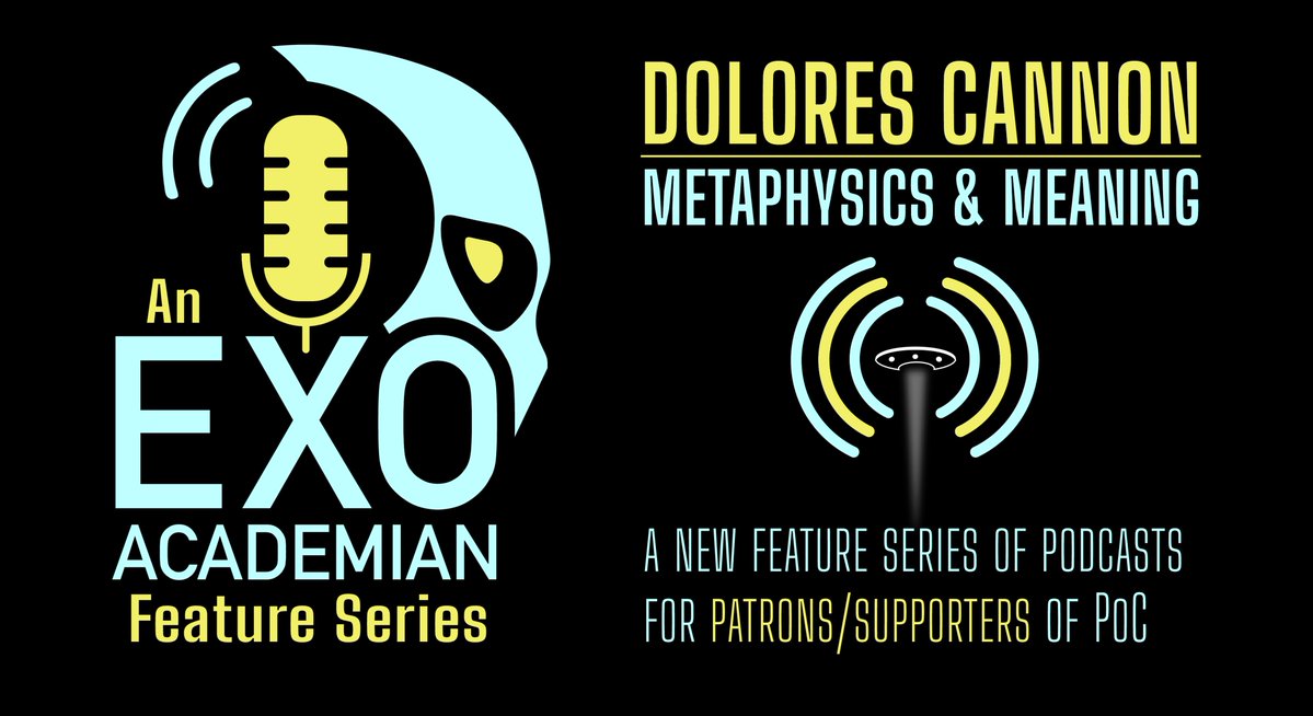 ExoAcademian's tweet image. 📯 Upcoming Saturday: Part 4 of a feature series on the Dolores Cannon material. This time we delve into part 2 of her groundbreaking work "The Custodians: Beyond Abduction." Join on Patreon or subscribe on Spotify for these premium episodes. #ufotwitter #ufoX