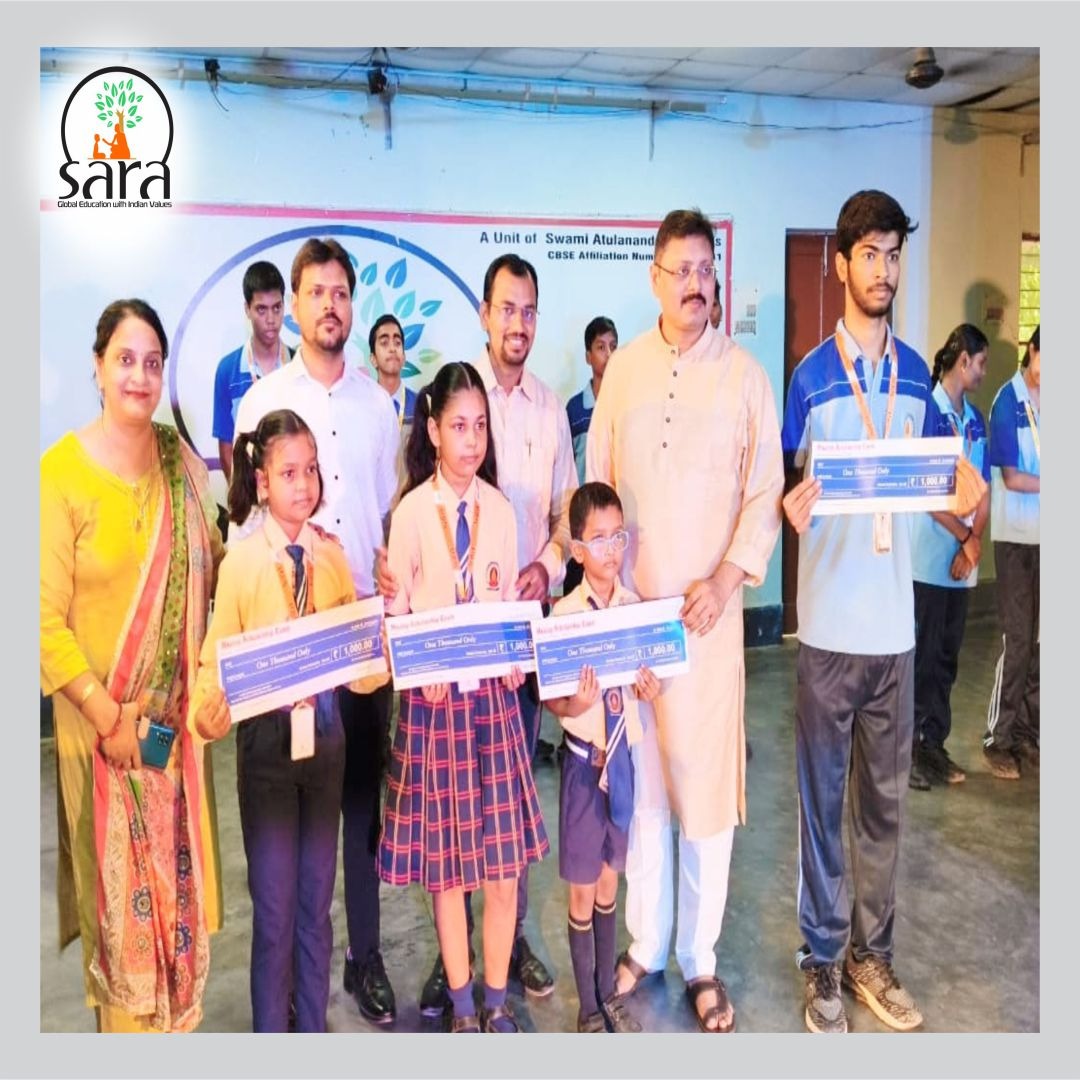 At SARA, we celebrate Global Excellence rooted in Indian Values.
🏅 Olympiad achievers were honoured, 🌸 teachers applauded — a heartfelt tribute to brilliance, mentorship, and the spirit of learning.

#SARAExcellence #OlympiadGlory #MentorMagic #GlobalWithIndianSoul