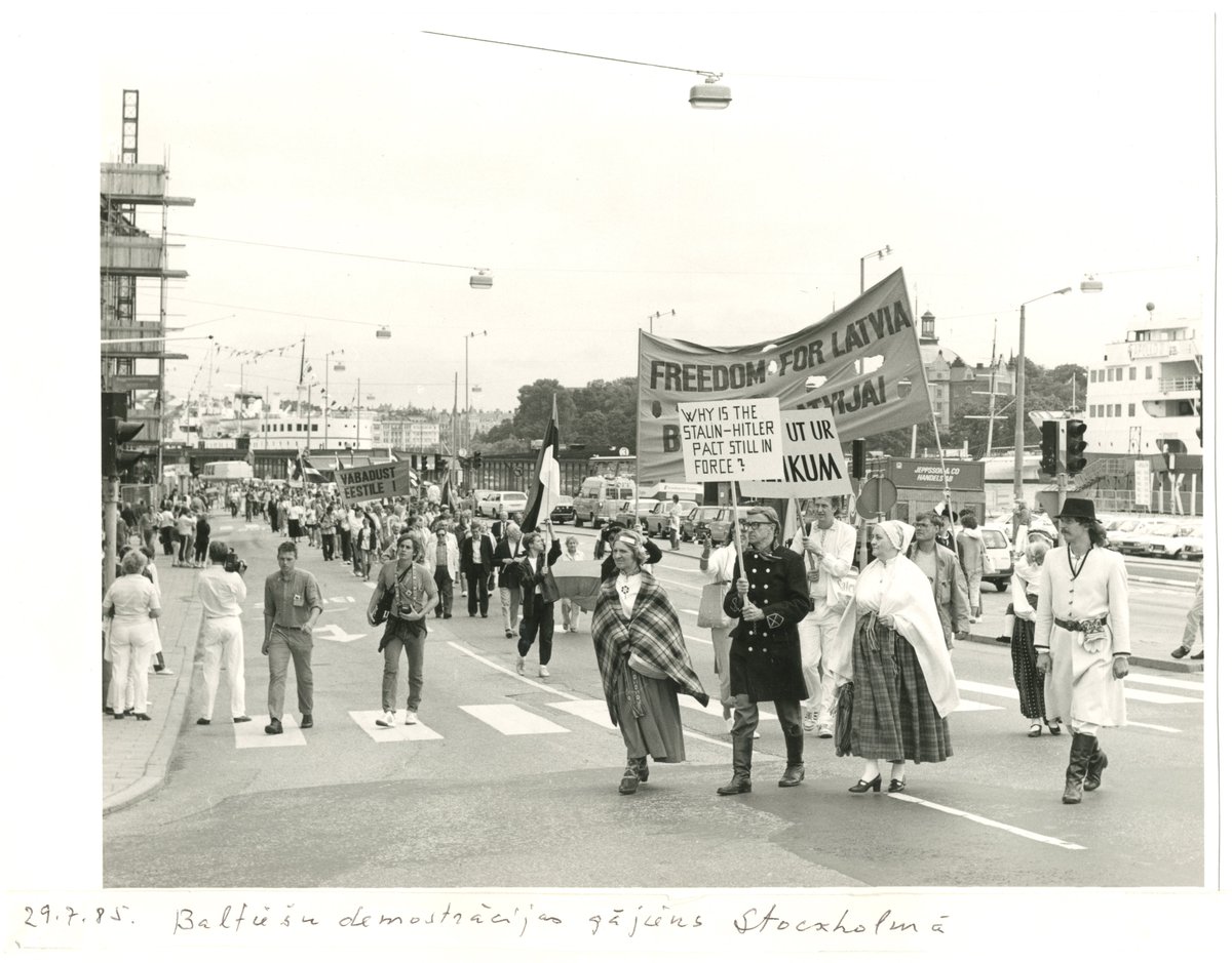 Baltijas brīvības un miera kuģa braucienam 40!
Pirms 40 gadiem, 26. -29. jūlijā, Baltijas jūrā norisinājās Baltijas brīvības un miera kuģa brauciens, lai pievērstu pasaules uzmanību Baltijas valstu okupācijai.

F. Forstmaņa foto no LU bibliotēkas Misiņa bibliotēkas krājuma