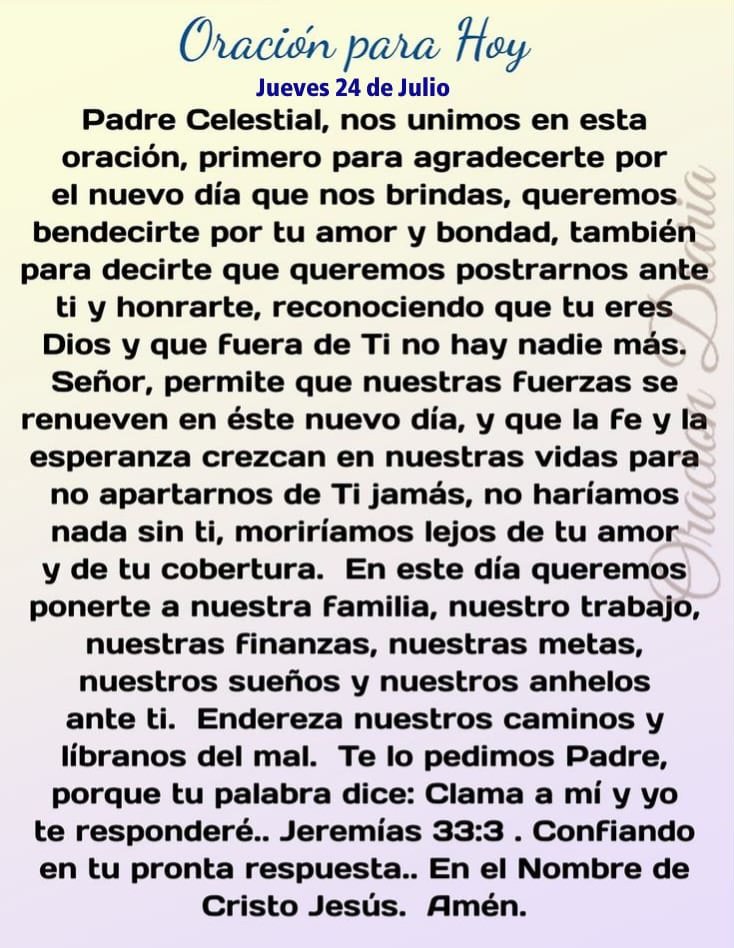 Oración Diaria®™ (@oracion_diaria) on Twitter photo 