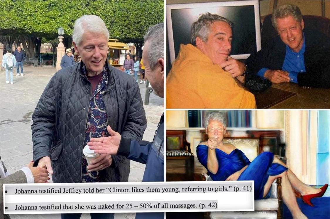 Q: Why is everyone ignoring Epstein's top client, Bill Clinton?