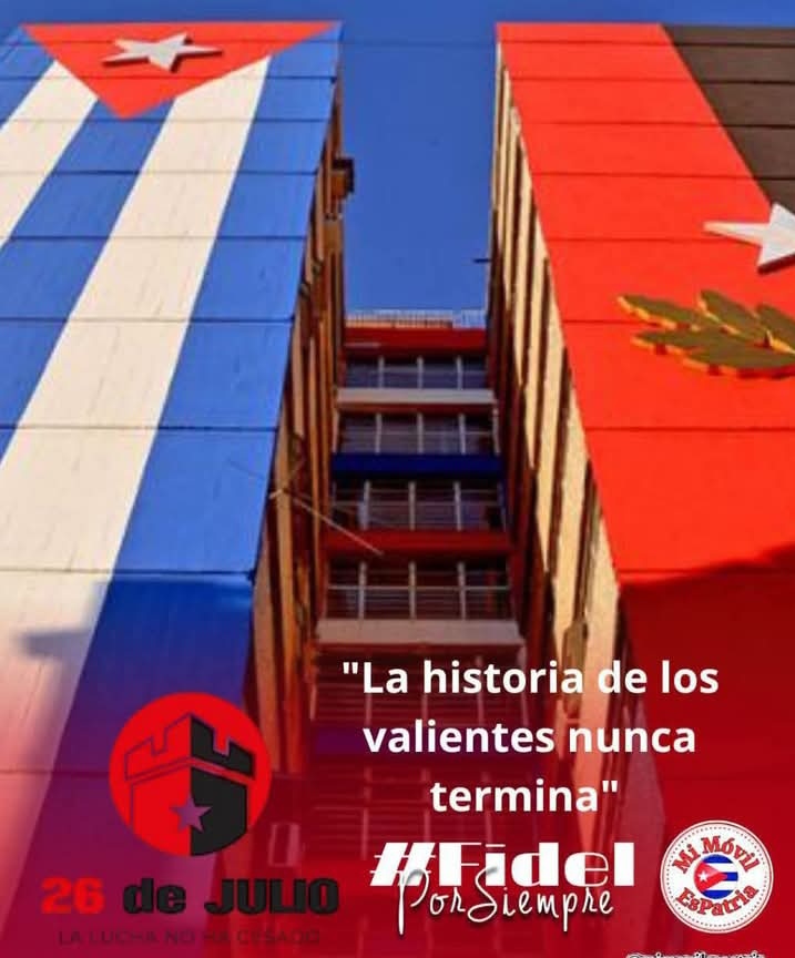 La historia de los valientes no termina nunca. #LaLuchaNoHaCesado #FidelPorSiempre