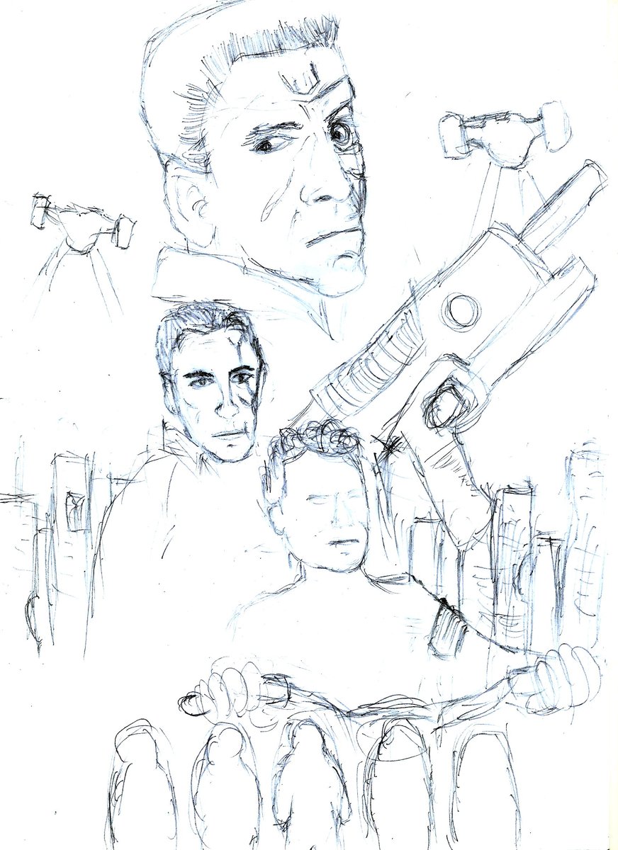 agul228's tweet image. 小說T5首度的視覺化w
&quot;TERMINATOR SACRIFICE&quot;的封面構圖
距離我上一次拿起筆來畫圖已經相隔二十年有了吧
盡力了, 要完成還是得交給專業的繪師

#Terminator #ターミネーター #魔鬼終結者