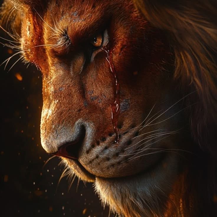 Even through the tears and no matter how much it hurts, find a way to turn the pain into fuel—and keep moving forward.

A wounded lion doesn’t stop hunting. It limps if it must, bleeds if it must—but it never stops. Because survival isn’t about comfort, it’s about the will to