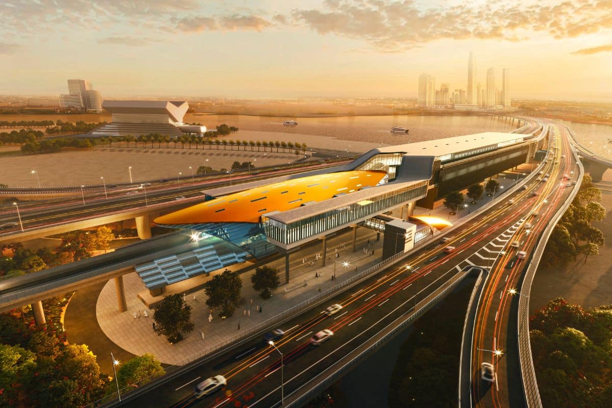 USAinUAE's tweet image. 🎉Congratulations to @ParsonsCorp on being selected as Project Management Consultant for the Dubai Metro Blue Line! Spanning 30 kilometers and serving up to 320,000 passengers daily, the Blue Line will deliver fast, efficient transportation for Dubai’s growing population.…