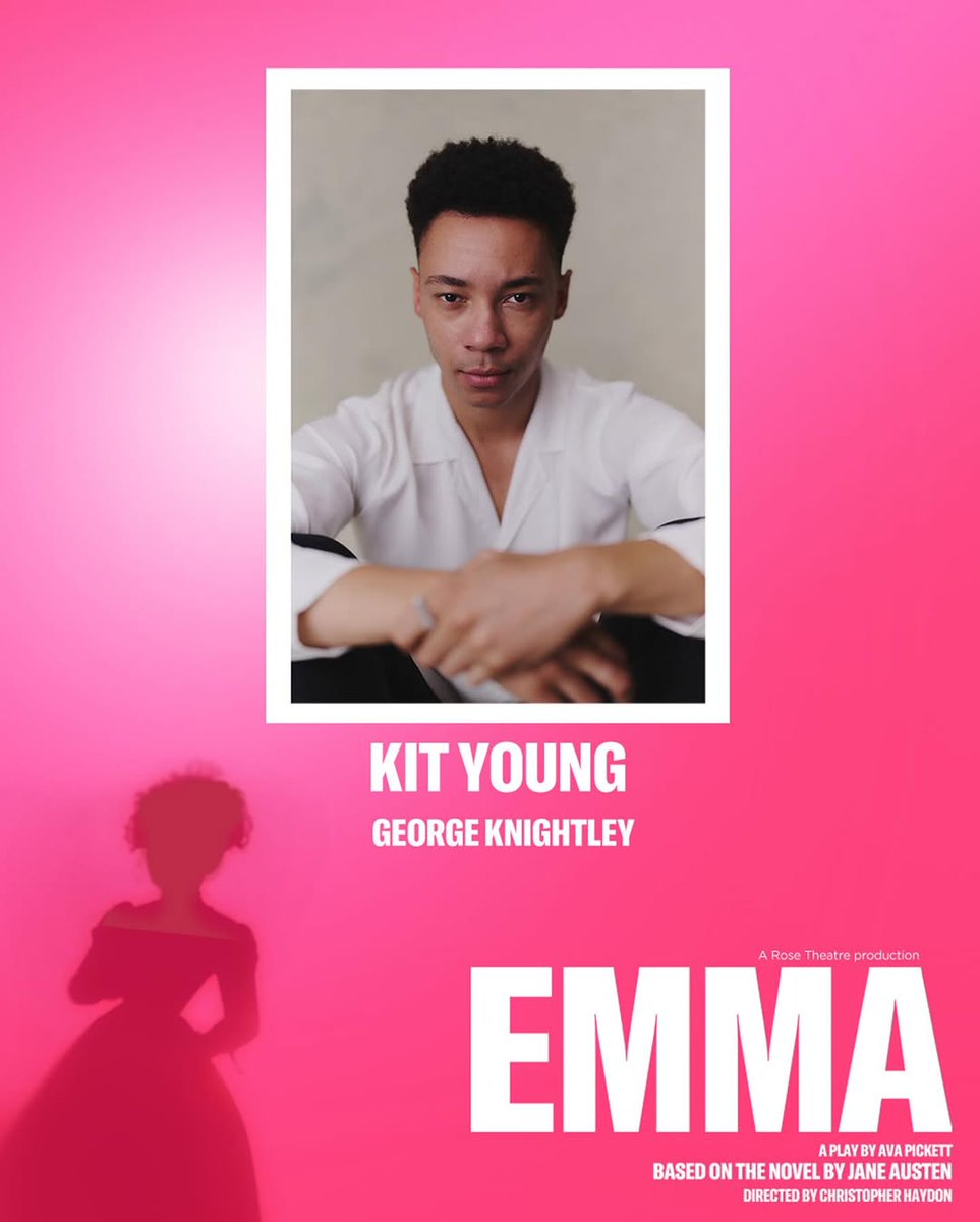 KitYoung_Daily's tweet image. NEWS!!! KIT YOUNG WILL BE GEORGE KNIGHTLEY IN @Rosetheatre's  NEW PRODUCTION "EMMA"
A limited run from 17 Sept - 11 Oct.