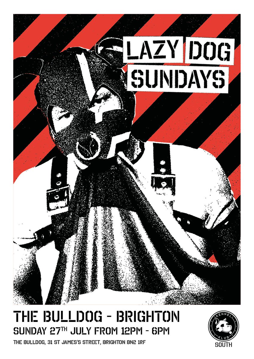 This is your Midweek heads up!  Pups and pets 🐾
Our next event is coming up soon for Sunday, 27th July, 12- 6pm at Bulldog Brighton. 

So look forward to some social goodness for pups, pets &amp; humans, Tasty treats and many photos 

see you all soon! 
#KennelKlubSouth
