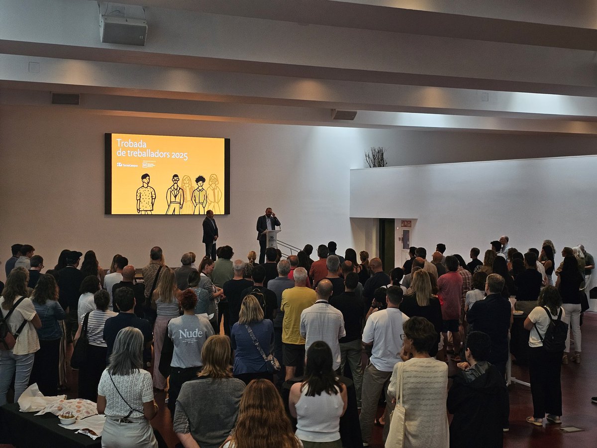 TecnoCampus (@tecnocampus) on Twitter photo ✅ Avui s'ha dut a terme la trobada de #treballadors d'estiu al Foyer del TecnoCampus amb les intervencions de Josep Lluís Checa (<a href="/JosepL_Checa/">Josep Lluís Checa</a>), director general del TecnoCampus, i David Bote (<a href="/DBotePaz/">David Bote Paz</a>), alcalde de <a href="/matarocat/">Ajuntament de Mataró</a> i president del TecnoCampus ✅ Avui s'ha dut a terme la trobada de #treballadors d'estiu al Foyer del TecnoCampus amb les intervencions de Josep Lluís Checa (<a href="/JosepL_Checa/">Josep Lluís Checa</a>), director general del TecnoCampus, i David Bote (<a href="/DBotePaz/">David Bote Paz</a>), alcalde de <a href="/matarocat/">Ajuntament de Mataró</a> i president del TecnoCampus