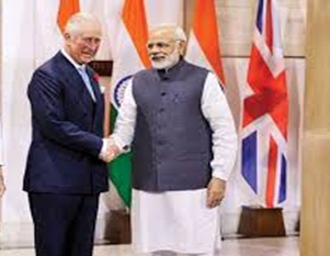 Hate_Tracker_'s tweet photo. A special audience with His Majesty King Charles III for PM Modi during his UK visit. Reinforcing the strong cultural and historical bonds between India and the United Kingdom.#PMModiInUK https://t.co/4zYJb41c5r