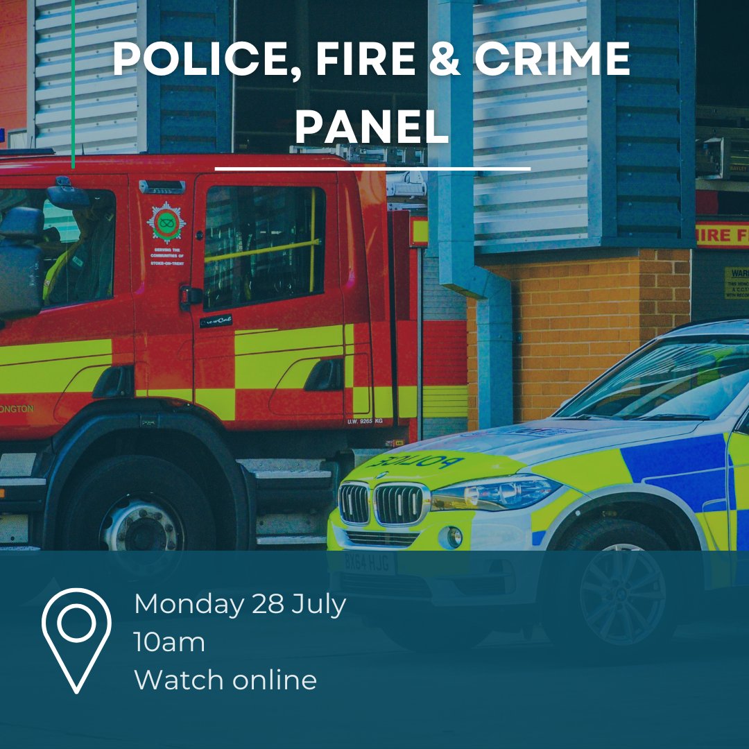 Staffordshire Commissioner (@staffspfcc) on Twitter photo Commissioner <a href="/benadams4staffs/">Ben Adams</a> will present his Annual Report at the Police, Fire & Crime Panel meeting on Monday (28 July) at 10am.
The Annual Report covers the work of <a href="/StaffsPolice/">Staffordshire Police</a>, <a href="/StaffsFire/">Staffordshire Fire and Rescue Service</a> and <a href="/StaffsPFCC/">Staffordshire Commissioner</a> over the last year.
Watch the meeting: staffordshire.moderngov.co.uk/ieListDocument… Commissioner <a href="/benadams4staffs/">Ben Adams</a> will present his Annual Report at the Police, Fire & Crime Panel meeting on Monday (28 July) at 10am.
The Annual Report covers the work of <a href="/StaffsPolice/">Staffordshire Police</a>, <a href="/StaffsFire/">Staffordshire Fire and Rescue Service</a> and <a href="/StaffsPFCC/">Staffordshire Commissioner</a> over the last year.
Watch the meeting: staffordshire.moderngov.co.uk/ieListDocument…