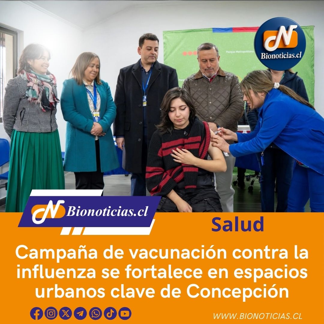 CHANDIAFER's tweet photo. Campaña de vacunación contra la influenza se fortalece en espacios urbanos clave de Concepción
https://t.co/jkTNgQw3xq
 #VacunaciónInfluenza #SaludBiobío #CerroCaracol #ConcepciónSaludable #EspaciosUrbanos #SEREMISalud https://t.co/r6KYPyFedF