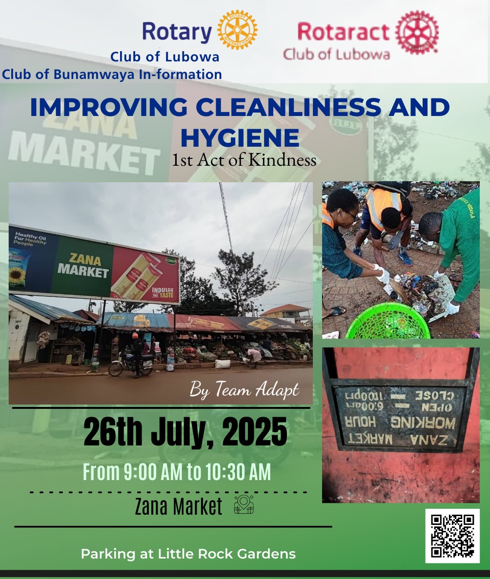 Rotaract Club of Lubowa (@rctlubowa) on Twitter photo We decided not forget the communities where we fellowship from as we do our projects. Friends in service we introduce to you the "Acts of Kindness" projects that we will be doing every last Saturday of the month to increase our visibility. #TheCelebes with <a href="/LubowaRotary/">Rotary Club of Lubowa</a> We decided not forget the communities where we fellowship from as we do our projects. Friends in service we introduce to you the "Acts of Kindness" projects that we will be doing every last Saturday of the month to increase our visibility. #TheCelebes with <a href="/LubowaRotary/">Rotary Club of Lubowa</a>