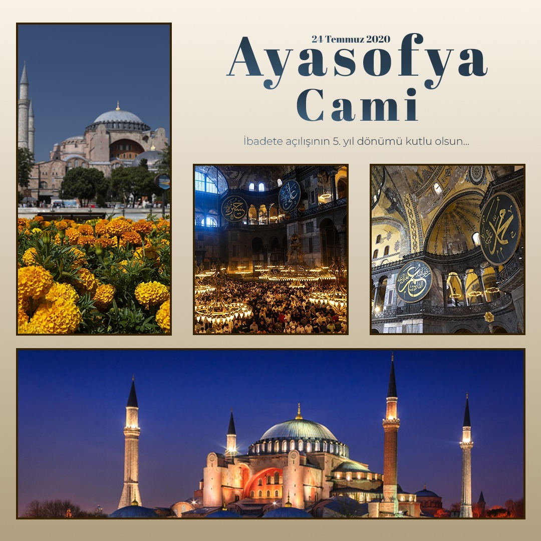 İstanbul’un fethi, unutanlara yeniden hatırlatıldı.

Peygamber efendimizin ümmeti Ayasofya Camii’ne kavuştu. Şükürler olsun...